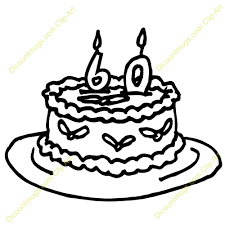 A birthday is like a new year and my wish for you, is a great year full of happiness and sunshine! 60th Birthday Cake Clipart Clip Art Bay