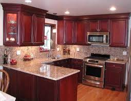 cherry oak cabinets kitchen home