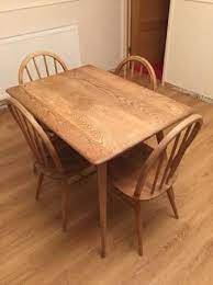 Ercol Table And 4 Ercol Chairs Original 1960s For Sale In Colchester Essex Preloved Kitchen Chairs For Sale Cheap Dining Chairs Metal Dining Room