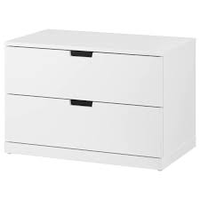 Https Www Ikea Com No No P Nordli Kommode Med 2 Skuffer Hvit S99239494 Ikea Skuffer Skuffeskinner Hvit
