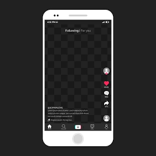 Premium Vector Modern Tiktok Interface On Smartphone Mobile App Interface Creative Advertising Campaign Photoshop Tutorial Photo Editing