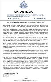 Gobind yang juga seorang peguam, berkata kes itu boleh disiasat mengikut seksyen 428 kanun keseksaan. Siaran Media Pesuruhjaya Buletin Info 1 Malaysia Global Facebook