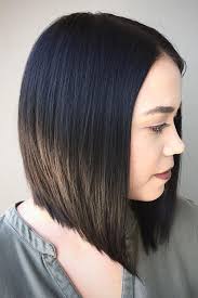 Medium Bob Hairstyles Women S Natural Black Straight Human Hair Wigs Capless Wigs 18inch Medium Bob Hairstyles Long Bob Hairstyles Thin Straight Hair