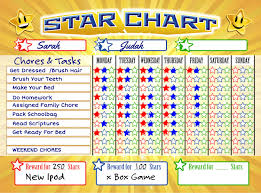Bigtime Magnetic Behavior Star Reward Chore Chart For One Or Multiple Kid