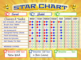 bigtime magnetic behavior star reward chore chart for one or multiple kid