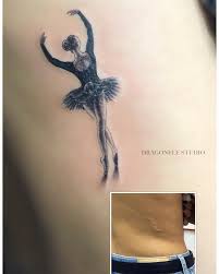 See more ideas on ballerina drawing eye drawing and drawing art. Ballerina Tattoo That Hide The Scars Tattoo Designs For Women