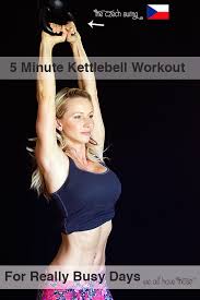 5 minute kettlebell swing workout