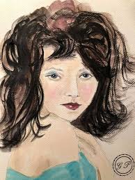 Gouache/ink resist 18 x 24 Dec 2021