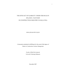 We did not find results for: The Efficacy Of Liability Under The Rule In Rylands V Fletcher