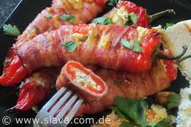 Gefullte Spitzpaprika Mit Bacon Und Einer Cremigen Schafskase Fullung Rezept Mit Bildern Gefullte Spitzpaprika Rezepte Gefullte Paprikaschoten