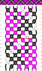 Black And White Bracelet Pattern Pin By Rabid Mayday On Bisuteria Pulseras Diy Friendship Bracelets Patterns Friendship Bracelet Patterns Friendship Bracelets Designs