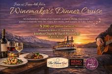 Winemaker's Dinner & Lake Tahoe Cruise