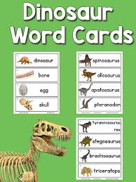 Maybe you would like to learn more about one of these? Dinosaur Picture Word Cards Prekinders
