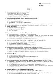 15 zile lucratoare pentru o durata a contractului individual de munca cuprinsa intre 3 si 6 luni. Teste Inspector Resurse Umane