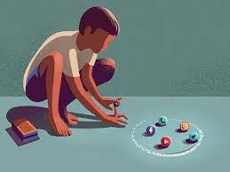 Playing Field 01 Conceptual Illustration Indian Illustration Creative Illustration