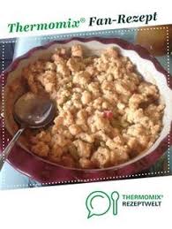 Rhabarber Crumble Rezept Thermomix Rezepte Rezepte Thermomix Rezepte