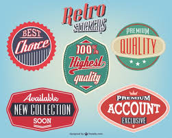 Blog news business resources get our newsletter help & faqs black lives matter. Free Vector Retro Stickers Design