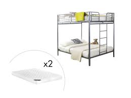 Letto a castello matrimoniale doppio. Letto A Castello Gemini Ii 2 X 140 X 190 Cm 2 Materassi