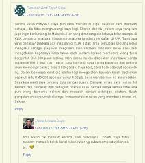 For more information and source, see on this link : Penipuan Internet Kisah Benar Hampir Ditipu 12 Ribu Ringgit Chef Hairul Hissam