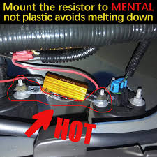 Thanks for the quick and great response! Turn Signal Bulbs Airkoul 50w 6ohm Load Resistor Fix Led Bulb Fast Hyper Flash Turn Signal Blink Error Code Amber 10pcs Light Lighting Accessories