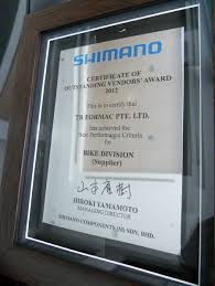 Some Great News Tr Formac Singapore One Of Our Asian Manufacturing Divisions Has Won An Award From Shimano Singapore Business Singapore Business Solutions