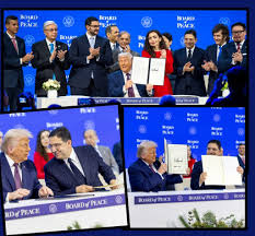 ‫بتعليمات من جلالة الملك محمد السادس، رئيس لجنة القدس، ناصر بوريطة يوقع بدافوس  على الميثاق المؤسس لمجلس السلام &ndash; Dima TV &ndash; ديما تيفي‬&lrm;