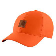 Carhartt Men S Ofa Hunter Orange Polyester Upland Cap 102819 822 The Home Depot Carhartt Mens Carhartt Mens Hats Fashion