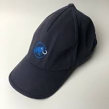 Mammut Dark Blue Baseball Cap Hat L Xl Flex Fit Fitted Baseball Caps Mens Caps Baseball Cap