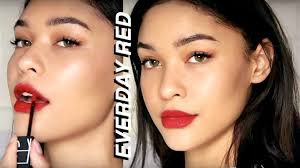 Your destination for cosmetics, beauty & fragances. Everyday Red Lip Makeup Look Sian Lilly Youtube