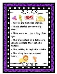 Fable Anchor Chart Folktale Anchor Chart Kindergarten