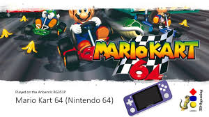 In 2014, mcdonald's released mario kart 8 toys with happy meals. Mario Kart 64 Nintendo 64 On The Anbernic Rg351p Youtube