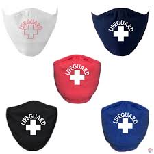 Lifeguard Swim Instructor Quik Dry Face Masks 5 Pack