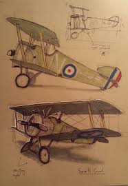 Drawn & traced by ian r. Sopwith Camel Wwi Biplane By Shimusa On Deviantart