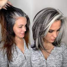 J ai demande a ma coiffeuse de me faire des meches grises. 34 Idees De Cheveux Gris Avec Meches En 2021 Cheveux Gris Cheveux Cheveux Gris Avec Meches