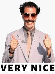 We did not find results for: Borat Very Nice Sticker By Jlanzalotto In 2021 Borat Very Nice Nice Stickers