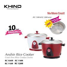 Khind anshin rice cooker, 2.8l. Khind 2 8l Anshin Rice Cooker Rc128m Shopee Malaysia