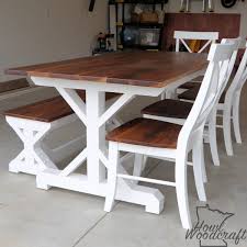 Farmhouse style dining room table 6 ft amish made rustic trestle tables stained. The Sydney Farmhouse Table Custom Made By Howl Woodcraft Howl Woodcraft Llc