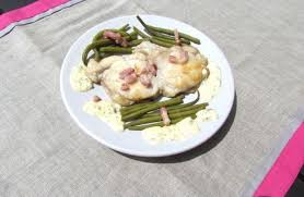Darnes De Lotte Aux Lardons Et Creme Aux Herbes Epicetout La Cuisine De Dany En 2020 Lardon Recette Poisson Cuisine