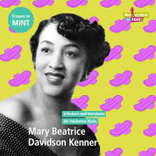 Was Verdient Die Frau? - Mary Beatrice Davidson Kenner - #Fraueninmint  Diese Afroamerikanische Erfinderin Hat Binden Für Die Monatsblutung  Revolutioniert. Mit Ihrem „Sanitary Belt“ Hat Sie Die Entscheidenden  Details In Angriff Genommen: