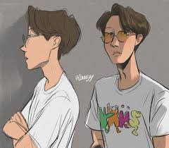 Long neck dinosaur cartoon drawing. Consujay Consujay Bts Fanart Bts Drawings Kpop Fanart