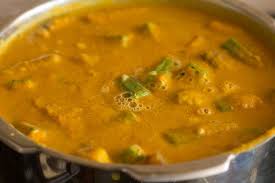 During my interaction with a marriage caterer for the recipe of vendakkai puli mandi, he told me few tips also and one among them is cooking the spices for the sambar in ghee. Sambar Recipe Kerala Style Video