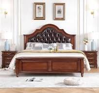 Conjuntos De Cama De Couro De Madeira Maciça Preço De ...