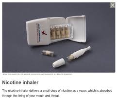 Image result for Nicotine Inhaler
