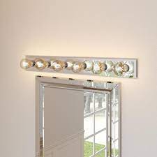 The home depot in lighted vanity wall mirrors view photo 17 of 20. Westinghouse 6 Light Beveled Mirror Interior Bath Bar Light 6645000 The Home Depot