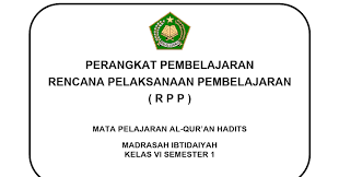 Über 80% neue produkte zum festpreis; Rpp Al Qur An Hadits Kls 6 Madrasah Ibtidaiyah Mi Semester 1 File Guru Now