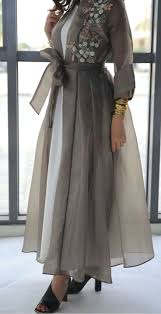 Great Idea Chiffon Great Idea Chiffon Overlay For A Slip Dress Tesettur Abiye Modelleri 2020 Abaya Fashion Hijabi Fashion Soiree Dress