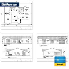 3 bedroom house designs are perfect for small families to live comfortably, with sufficient space and privacy for each person, and also accommodate guests when they visit. Simple House With 3 Bedrooms Dwg 2d Drawing 2021 Dwgfree