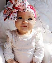 Baby Girl Bow Baby Fashion Baby Bows Cute Baby Pictures Cool Baby Clothes