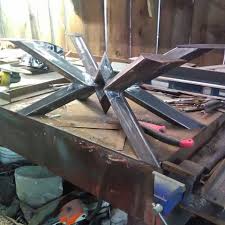 By waddell (130) 18 in. Coffee Table Legs Forest Forged Sawmill