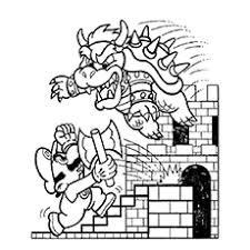 Printable super mario bros pdf coloring page. Top 20 Free Printable Super Mario Coloring Pages Online